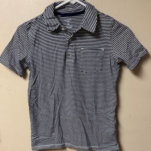 Carter's Navy and White Striped Polo Shirt